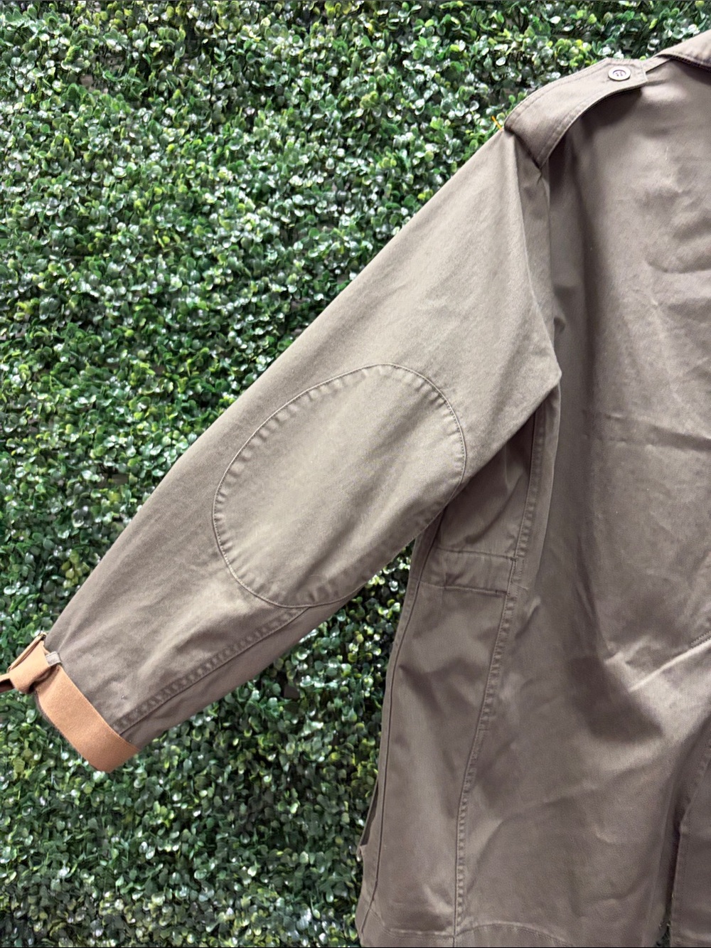 Theory Olive Utility Drawstring Jacket Sz M - Picture 5 of 5